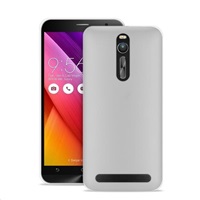 Puro zadní kryt pro Asus Zenfone 2 ZE550/ZE551 ULTRA-SLIM "0.3" s fólií na displej, transparentní