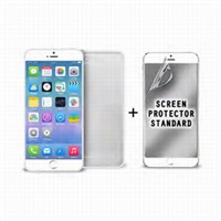 Puro ochranný rámeček "Bumper Cover" pro iPhone 6 Plus s ochrannou fólií, bílá
