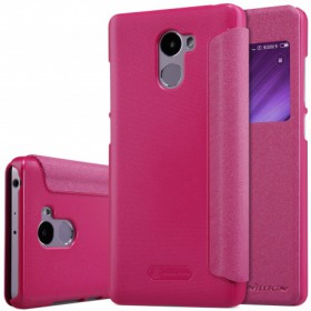 Nillkin Sparkle S-View pouzdro flip Xiaomi Redmi 4 růžové
