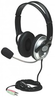 Levně MANHATTAN Sluchátka s mikrofonem Classic Stereo Headset