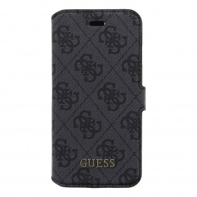 Guess 4G pouzdro flip GUFLBKP74GG Apple iPhone 7/8, šedá