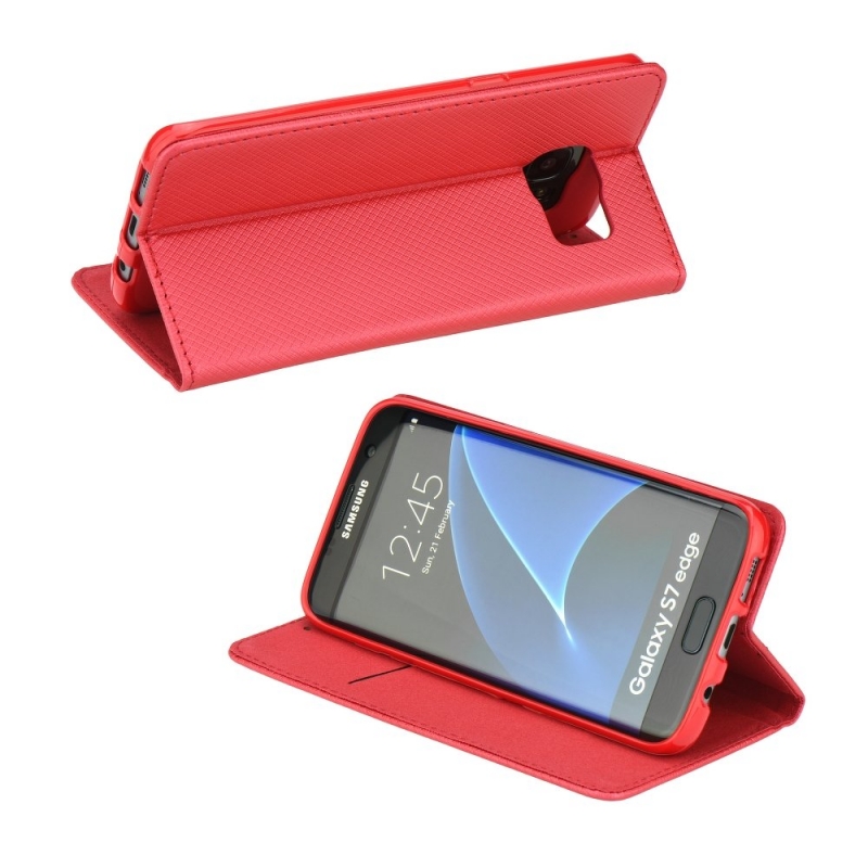 Smart Magnet flipové pouzdro Samsung Galaxy A3 2017 červené