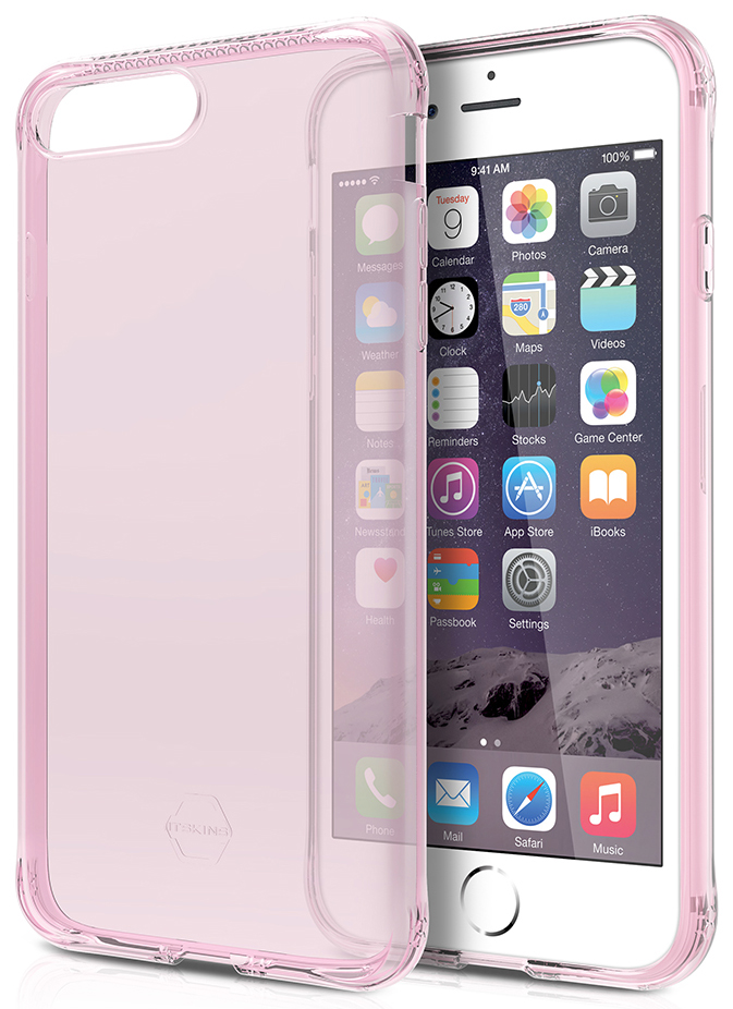 ITSKINS Zero Gel 1m Drop pro iPhone 7 Plus, light pink
