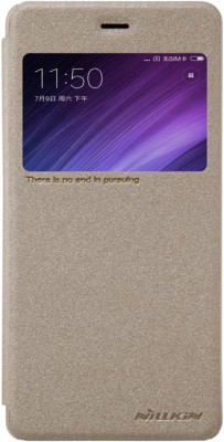 Nillkin Sparkle S-View pouzdro flip Xiaomi Redmi 4X zlaté