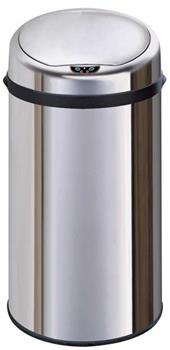 Exclusive bezdotykový odpadkový koš 30 L, nerezový, senzorový, kulatý