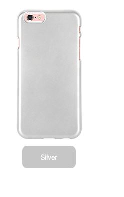 Silikonové pouzdro Mercury i-Jelly METAL pro Samsung Galaxy S6, Silver