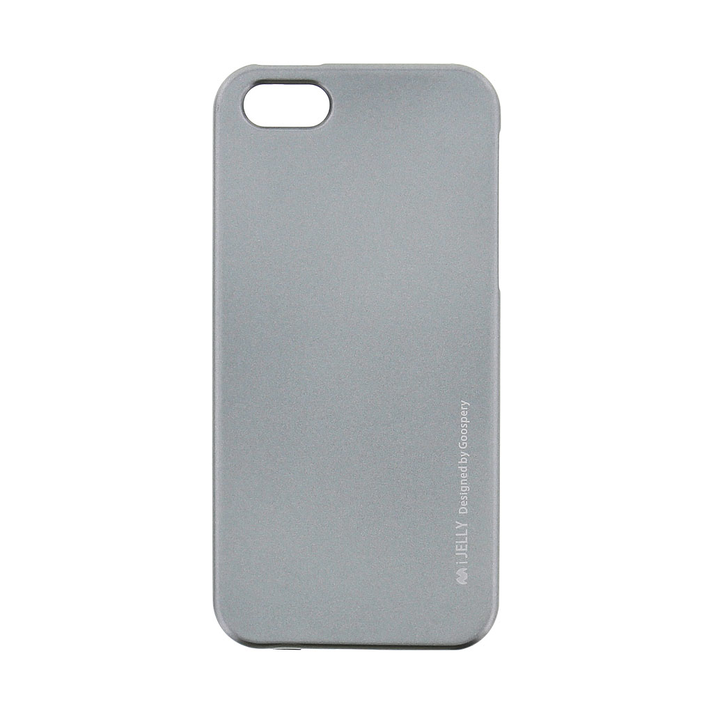 Silikonové pouzdro Mercury i-Jelly METAL pro Apple iPhone 6/6S Plus, Silver