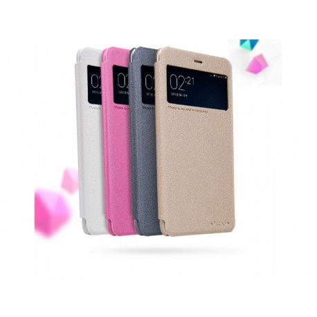 Nillkin Sparkle S-View pouzdro flip Xiaomi Mi 5 pink