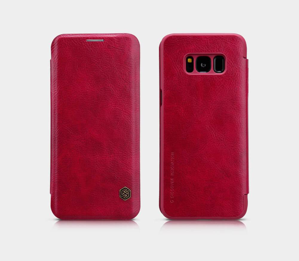 Nillkin Qin Book flipové pouzdro Samsung Galaxy S8 Plus red