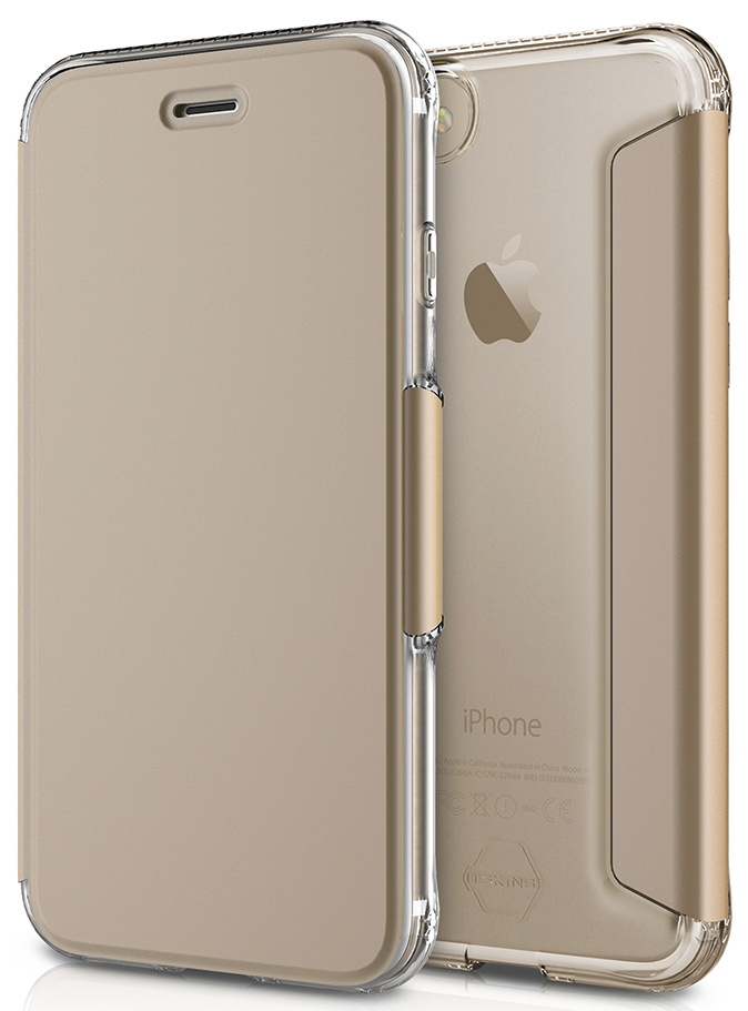 ITSKINS Zero Folio flip 1m Drop Apple iPhone 7 gold