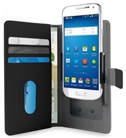 PURO SMART Wallet flipové pouzdro 4.7" velikost L black