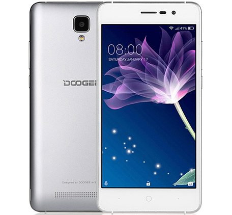 Doogee X10 8GB ve stříbrné barvě