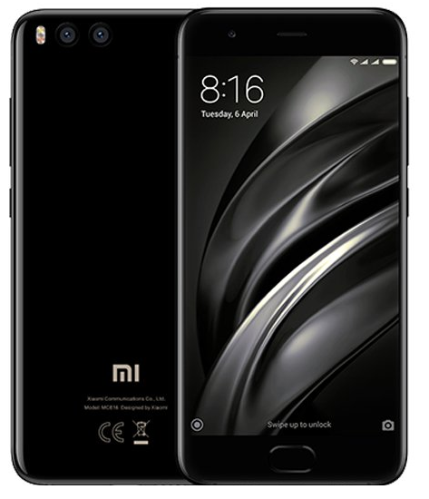 Xiaomi Mi6 128GB/6GB v černé barvě