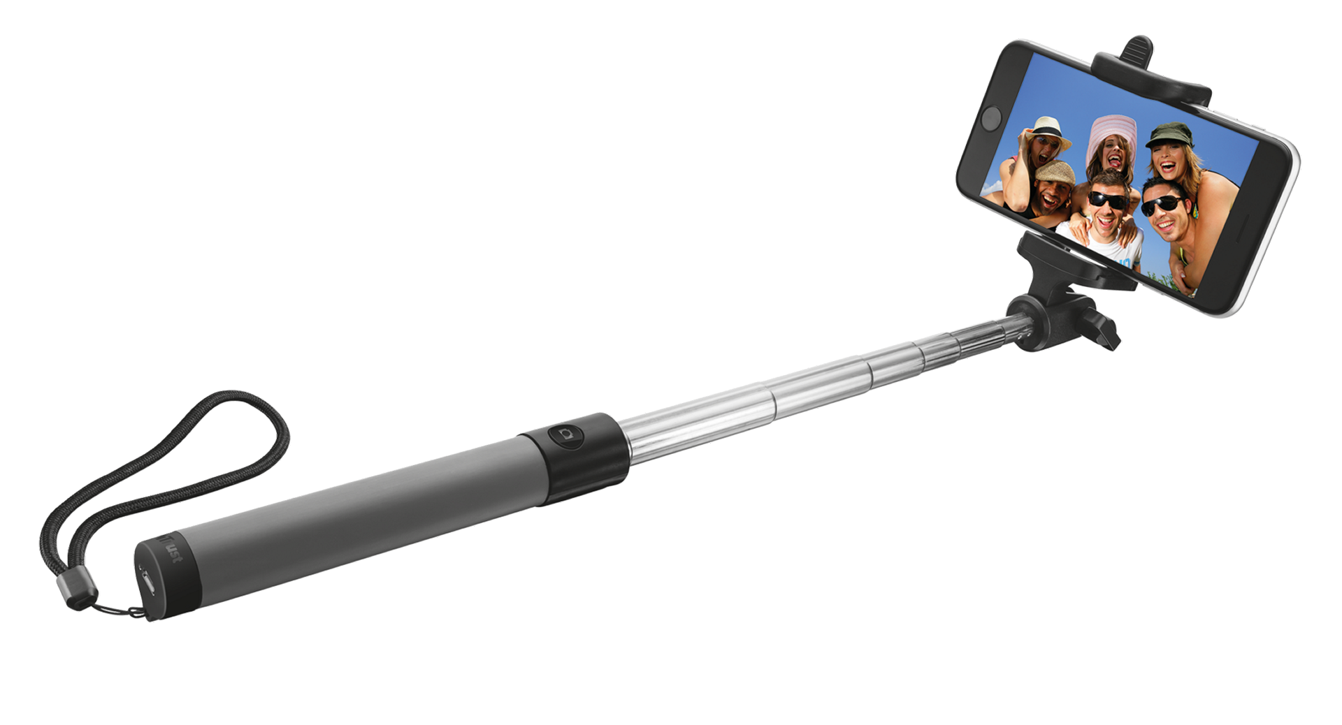 Trust Bluetooth Foldable Selfie Stick v černé barvě