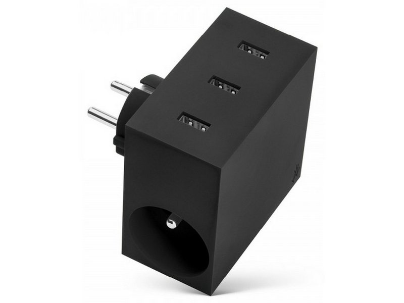USBEPOWER HIDE Power nabíječka 3USB/2plugs 