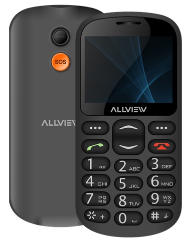 Mobilní telefon Allview D1 Senior Dual SIM Black