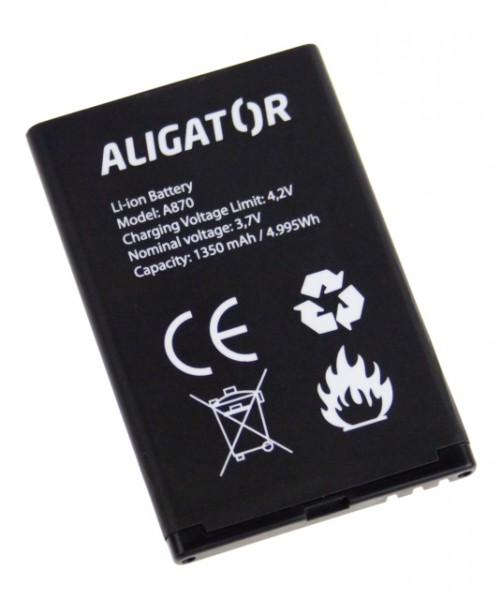 Levně Aligator baterie pro modely A800/A850/A870/D920 Li-Ion 1450 mAh