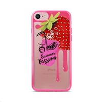 Puro kryt pro Apple iPhone 6 / 6s / 7 "Summer Juice" jahoda, červená
