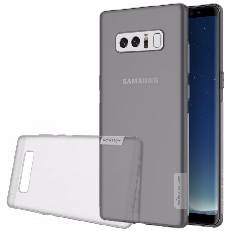 Nillkin Nature silikonové pouzdro pro Samsung Galaxy Note 8, Grey