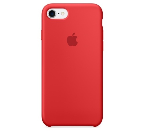 Silikonový ochranný kryt Apple pro iPhone 7, červená