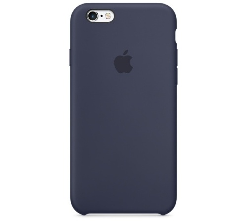 Silikonový ochranný kryt Apple pro iPhone 6, 6S, půlnoční modrá