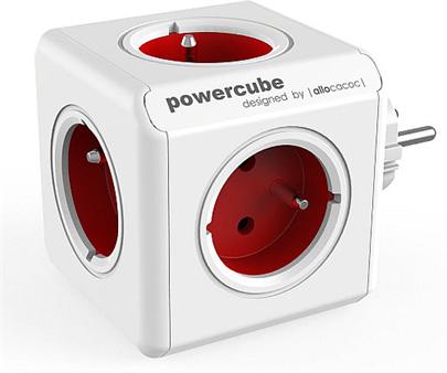Zásuvka PowerCube ORIGINAL Red 5-ti rozbočka