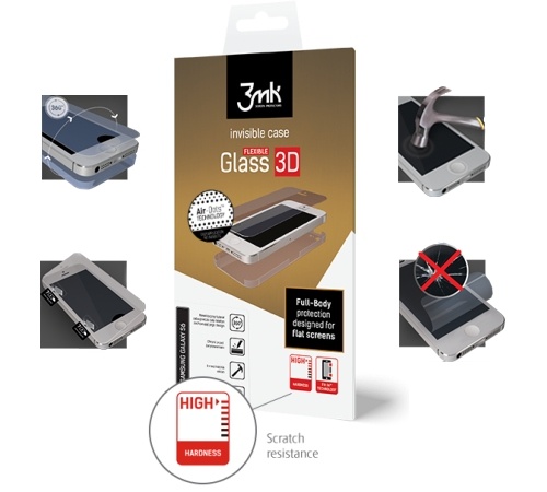 Tvrzené sklo 3mk FlexibleGlass 3D Matte-Coat™ LG G6