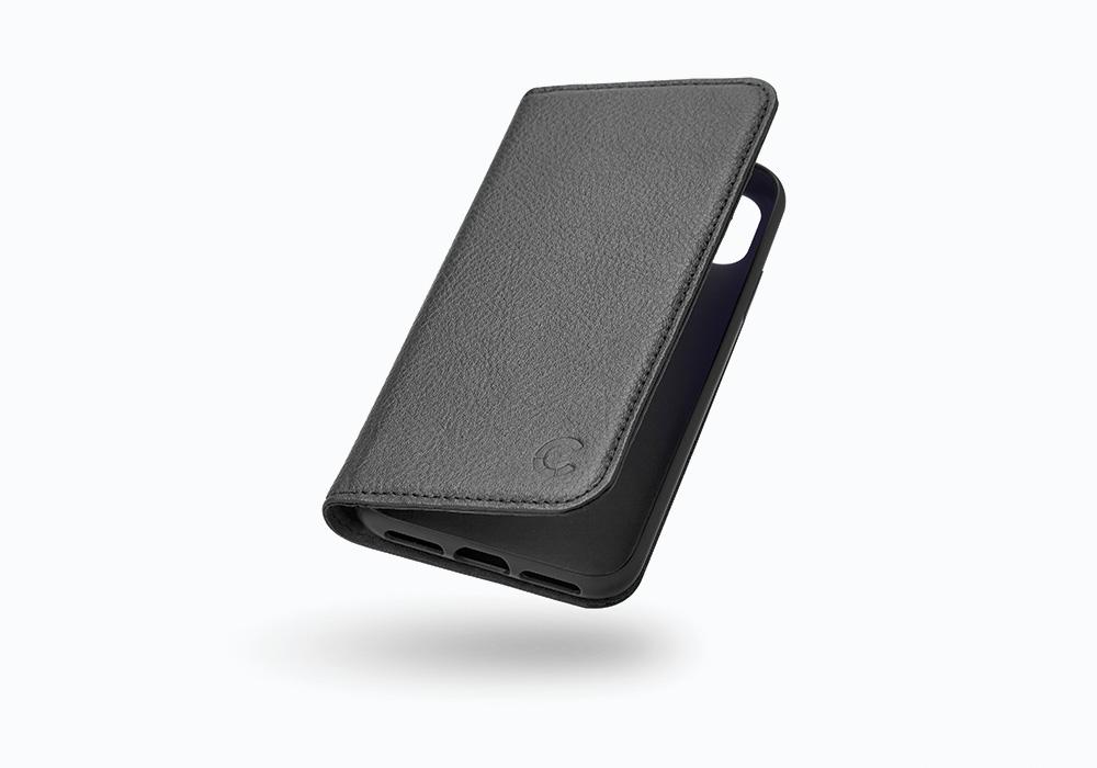 CYGNETT Leather Wallet pouzdro flip Apple iPhone X black