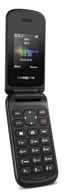 Mobilní telefon Swisstone SC330 Dual SIM Black