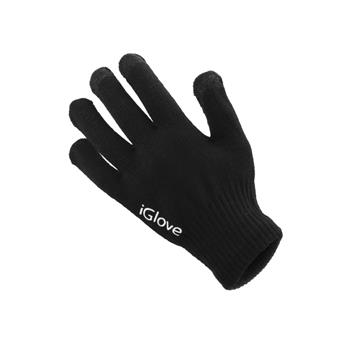 Pásnké rukavice GLOVES na dotykové displeje black