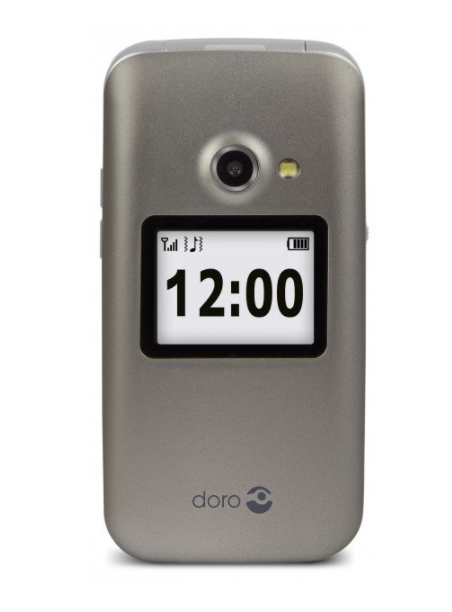 Mobilní telefon Doro 2424 champagne / silver