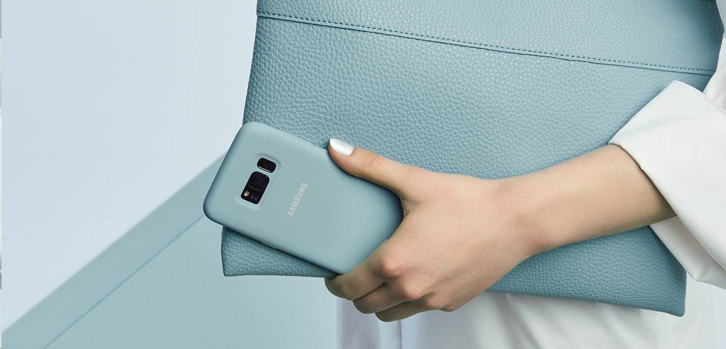 Samsung silikonový obal EF-PG950TLE pro Galaxy S8, blue
