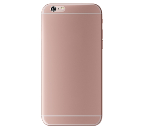 Zadní kryt 3mk NaturalCase Apple iPhone 6, 6s, transparentní růžovo-zlatá