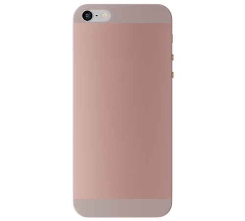 Zadní kryt 3mk NaturalCase Apple iPhone 5, 5s, SE, transparentní růžovo-zlatá