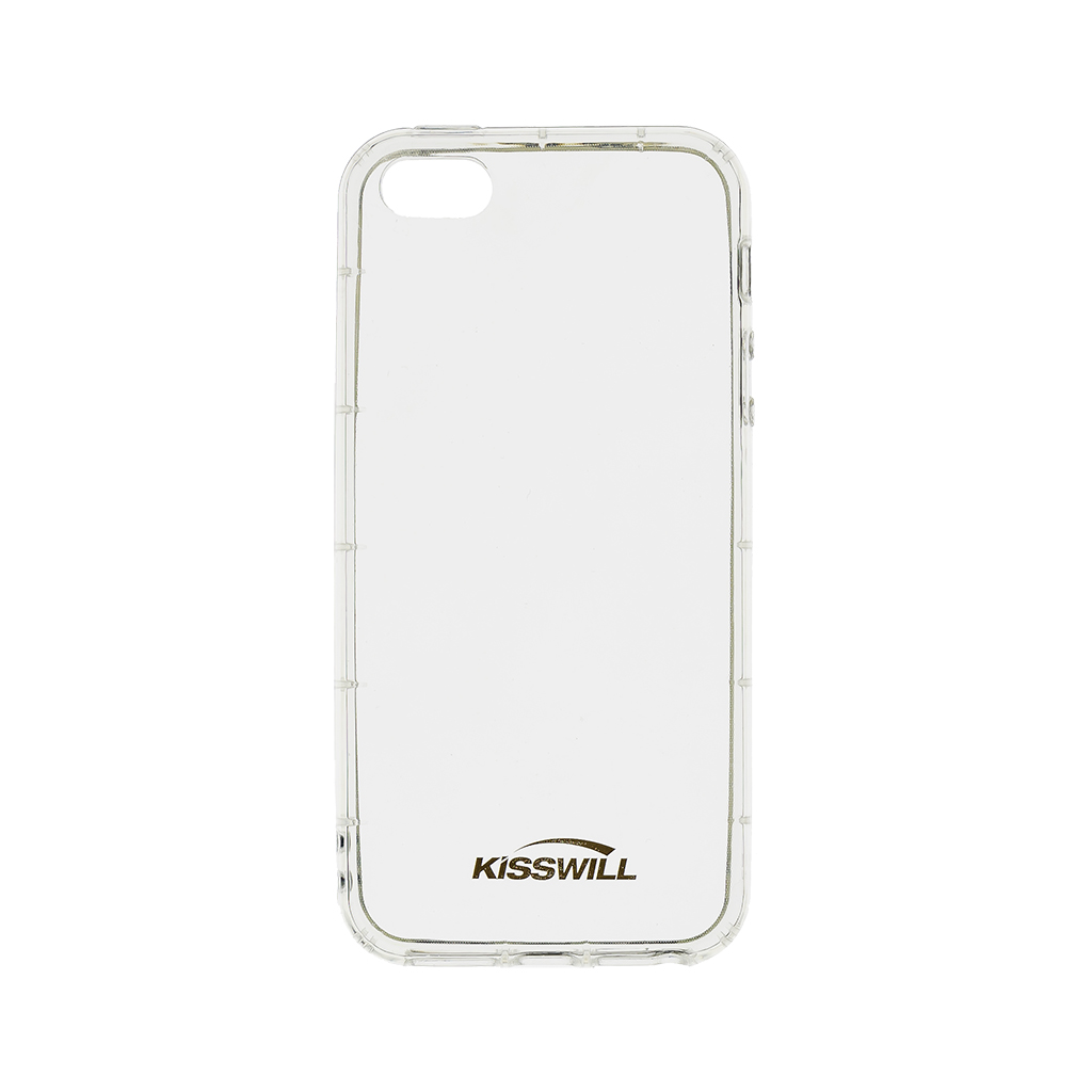 Kisswill Air silikonové pouzdro pro Apple iPhone 5/5S/SE, transparentní