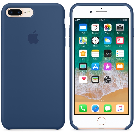 Originální kryt Apple pro iPhone 8 Plus/7 Plus, blue cobalt