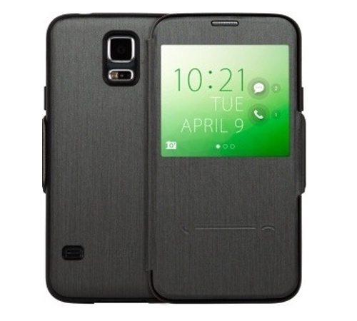 Moshi SenseCover pouzdro flip Samsung Galaxy S5 steel black