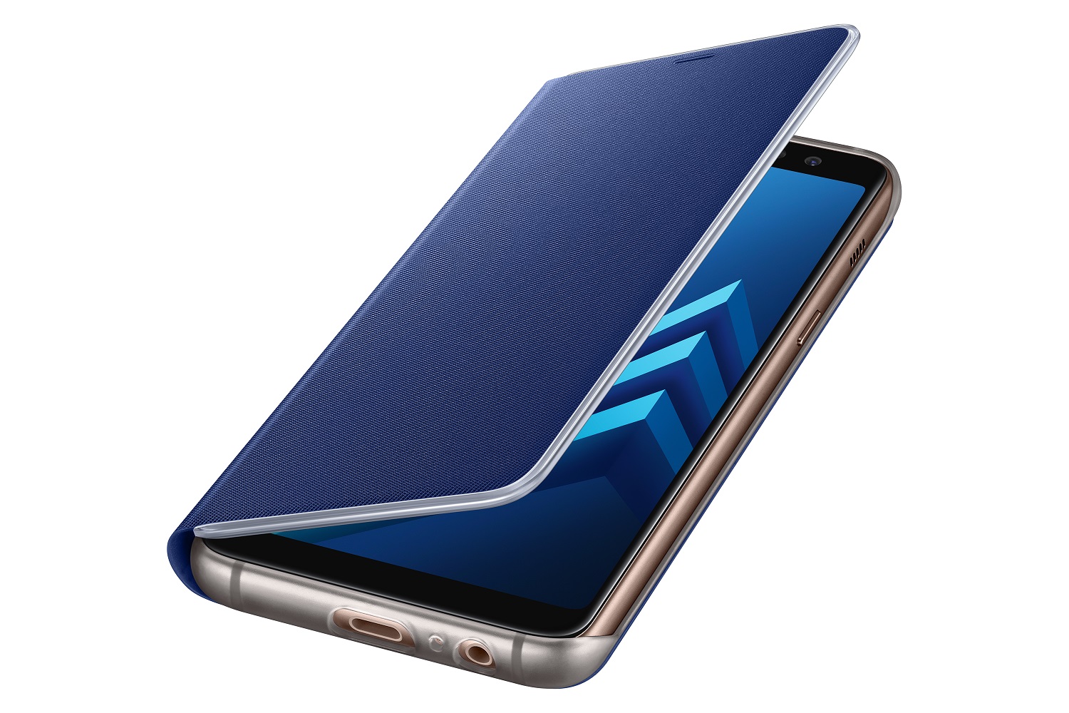 Samsung NEON pouzdro flip EF-FA530PLE Samsung Galaxy A8 2018 blue