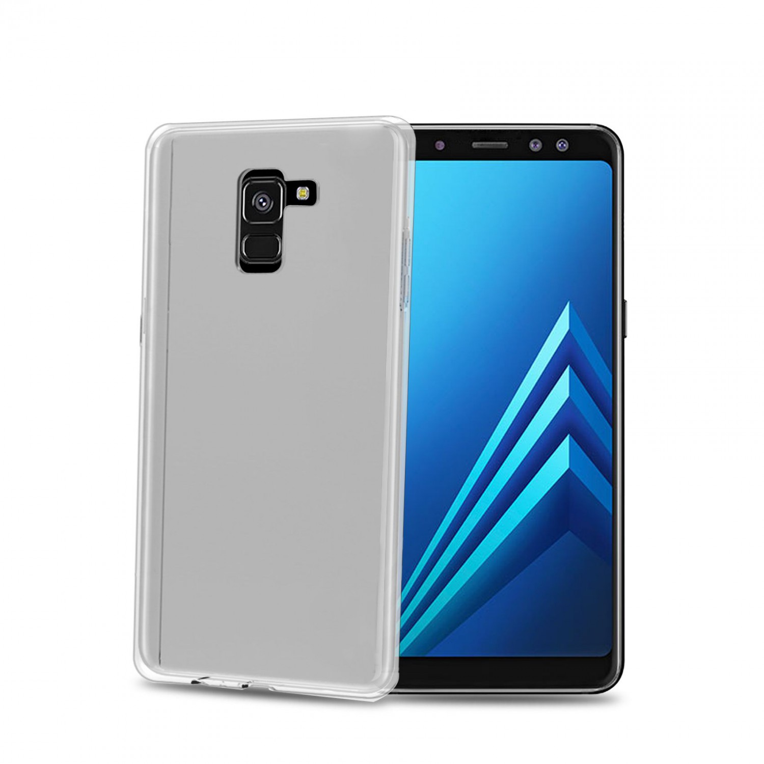 CELLY Gelskin silikonové pouzdro Samsung Galaxy A8 (2018), bezbarvé