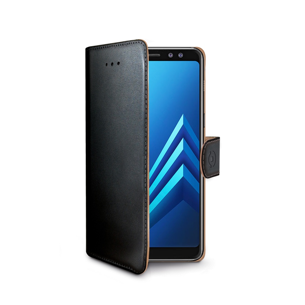 CELLY Wally pouzdro flip Samsung Galaxy A8 2018 black