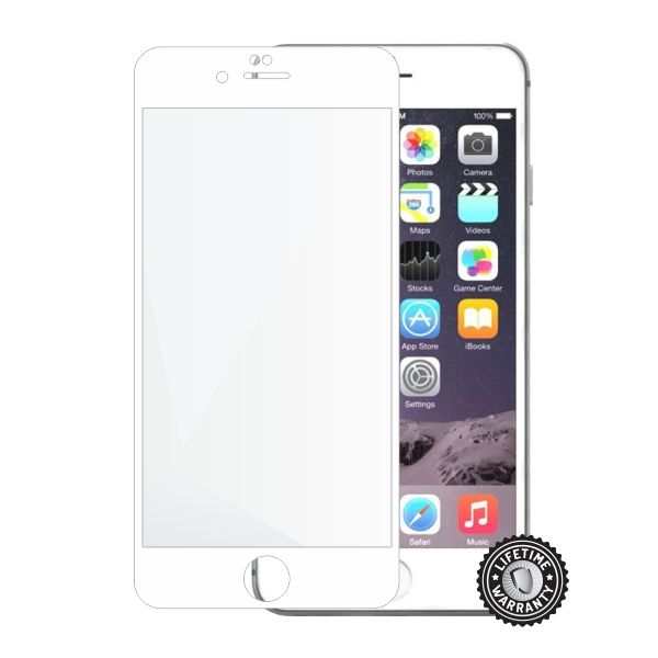 Screenshield tvrzené sklo Apple iPhone 6 Plus / 6S Plus, white full COVER