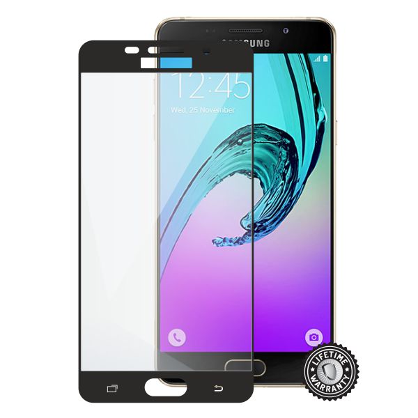 Screenshield tvrzené sklo Samsung Galaxy A5 (2016) full COVER, black