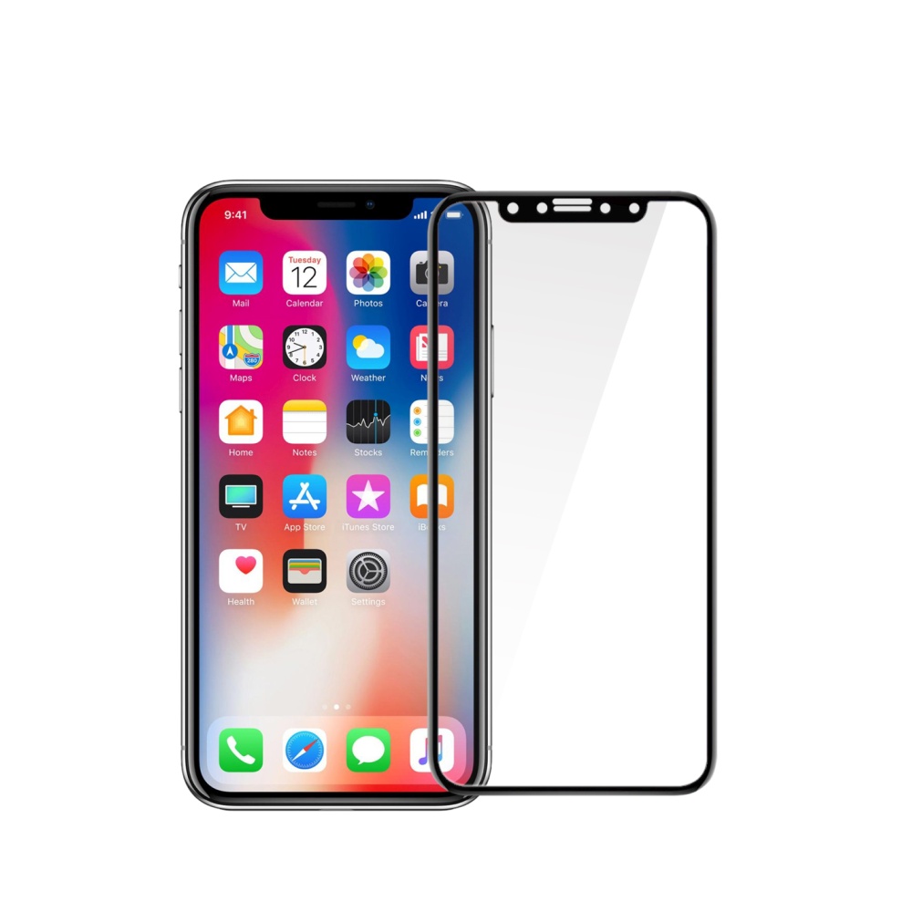 Tvrzené sklo FIXED Full-Cover pro Apple iPhone X, black