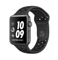 APPLE Watch Seies 3 Nike+ GPS, 38mm Space Grey Aluminium Case with Anthracite/Black Nike Sport Band
