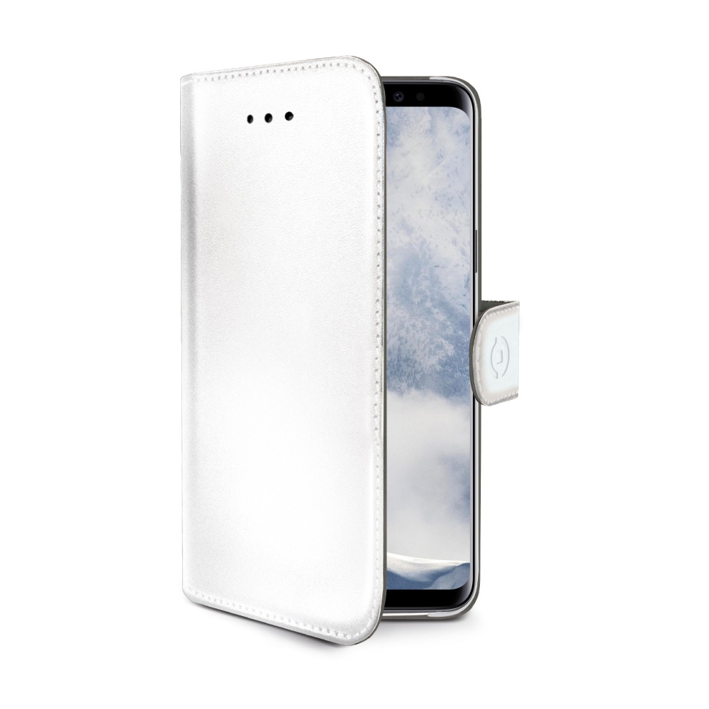 CELLY Wally flipové pouzdro pro Samsung Galaxy S9 Plus white
