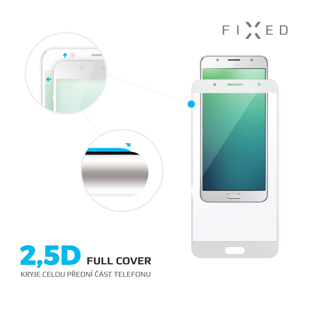Tvrzené sklo FIXED Full-Cover pro Motorola Moto G5S, white