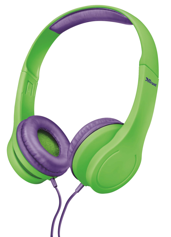 TRUST Bino Kids Headphones dětská sluchátka green
