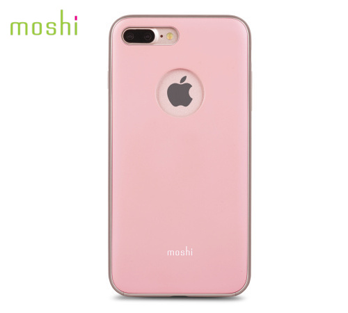 Kryt Moshi iGlaze pro iPhone 7 Plus, 8 Plus, Blush Pink/růžová