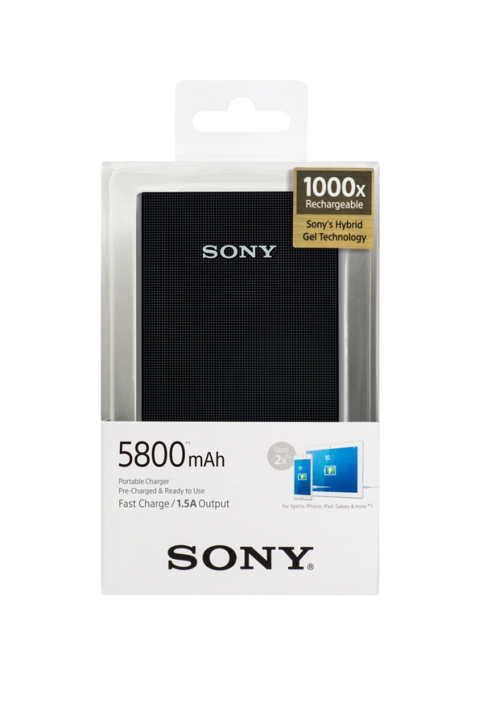 Powerbank Sony CP-E6B 5800mAh, black
