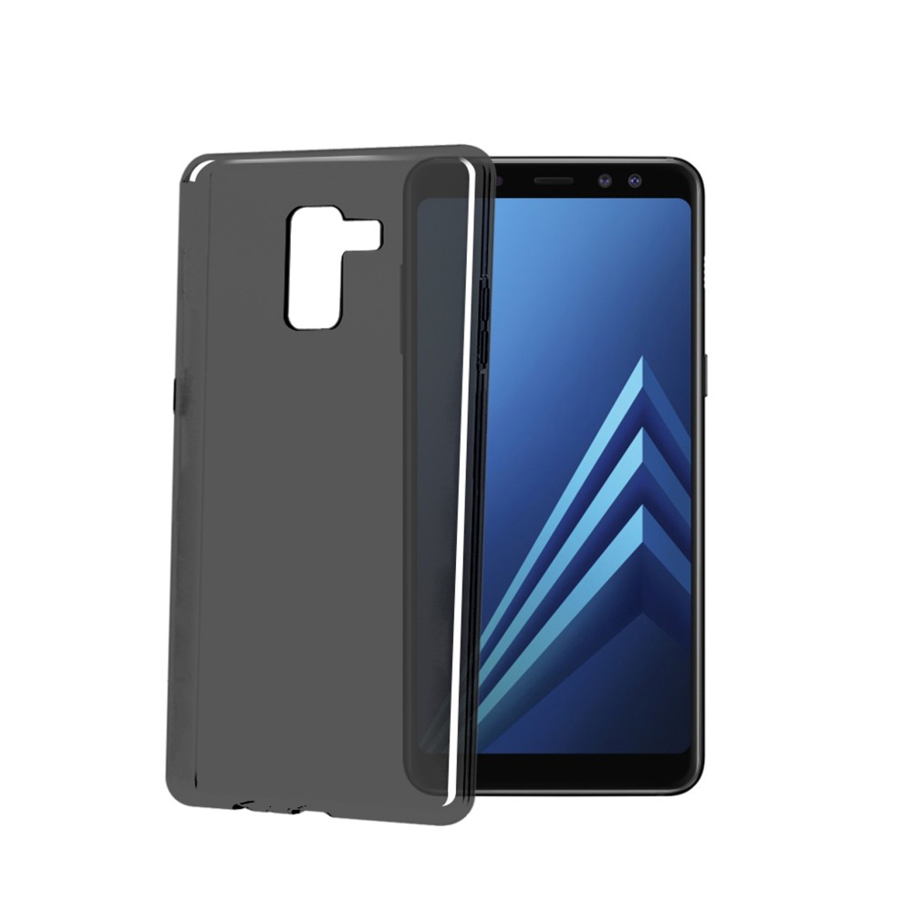 CELLY Gelskin silikonové pouzdro pro Samsung Galaxy A8 (2018), černé